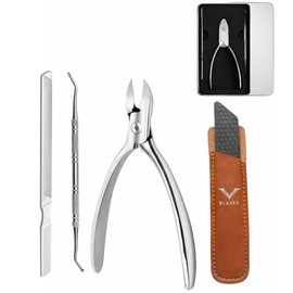Nail Clippers Nippers, Made in Japan, Stainless Steel, For Thick Nails and Rolled Nails (Hand-Sharpened Blade, Exceptional Sharpness), For Feet, Everyday Use, Gift, Popular [Includes Nano Keratolytic Remover Limited]