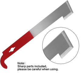 Sunshane 2 Pack Stainless Steel Bee Hive Tool J Hook Bee Frame Lifter and Scraper Beekeeping Equipment for Beekeepers, 10.5 Inch | Sunshane