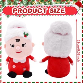 SWZY Christmas Doll Stuffed Plush Toy, Santa Doll for Xmas Home Decor Gifts,Claus Plush Doll for Boys and Girls Party Doll -23cm