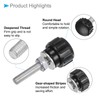 CoCud Threaded Thumb Screw M4 Screw 20mm Length Plastic Clamping