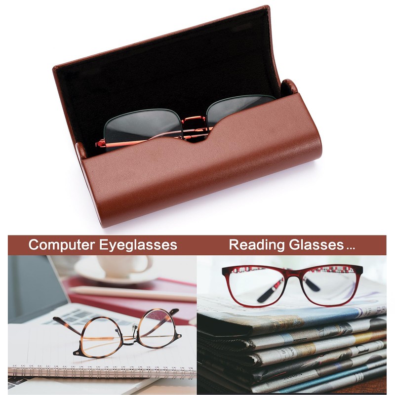 Vemiss Hard Shell Eyeglass Cases, Lightweight Portable Glasses Case for