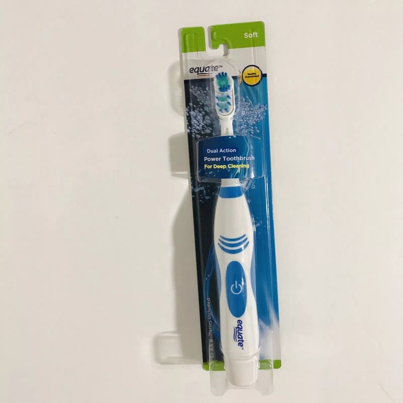 EQUATE Brand New Equate Dual Action Power Toothbrush Deep Cleaning