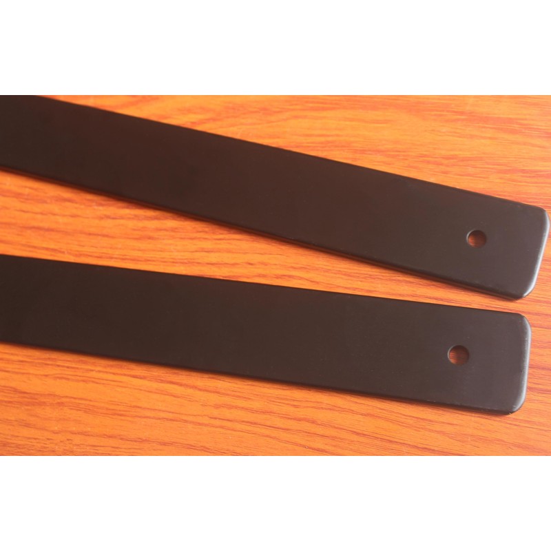 8 Pack - 12 inch Black Hidden L Shelf Bracket