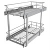 2 Tier Pull Out Cabinet Organizer 11" W X 22"