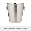 Viners Barware 4 Litre Champagne Bucket, Silver