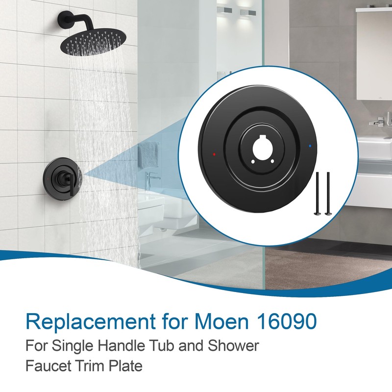 Escutcheon Replacement for Moen 16090 Chateau Collection, for One-Handle Tub