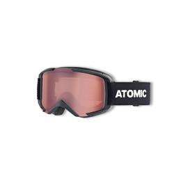 Atomic Unisex All Mountain-Skibrille Savor M OTG, für Brillenträger, für mäßige Lichtverhältnisse, Medium Fit, Live Fit-Rahmen, schwarz/rosa flash, AN5105518