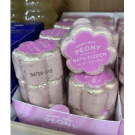 Trader Joe's 3x Trader Joes Peony Scented Bath Fizzer - Relaxing Bath Bombs 🩷 Limited Time!