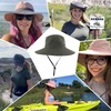 Mukeyo Sombrero de verano para mujer, de ala ancha, protección