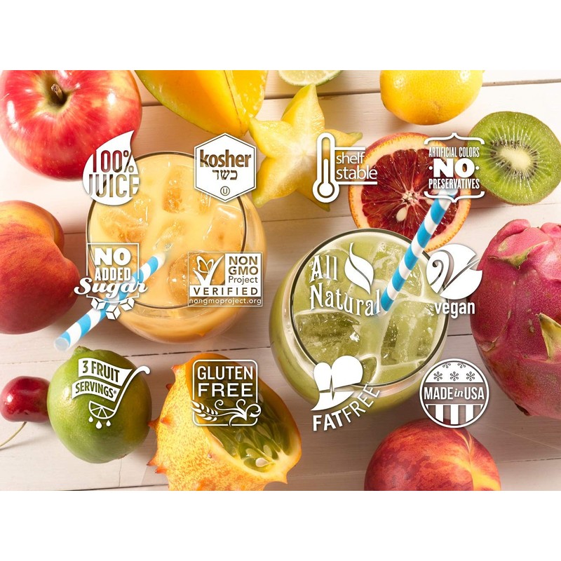 Smartfruit Summer Strawberry + Antioxidants, 100% Real Fruit Purée, Non-GMO,