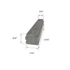 Gordon Glass® Pivot Hinge Insert for use with 3/8" and