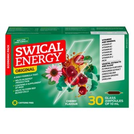 SWICAL Swical Energy C 30 ampoules C Cherry flavour C No caffeine