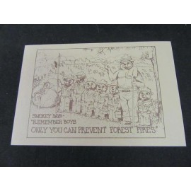 1985 National Jamboree Smokey Bear Post Card