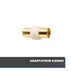 APM 408019 - TV Cable Male/Male 9.52mm + Female Adapter