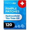 PatchRx Pimple Patches for Face (120 Patches), Hydrocolloid Acne Patches