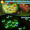 GSrenyu 100 Pcs Mini Resin Turtles Resin Animals Luminous Mini