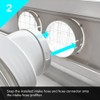 Whynter Washable Intake Hose Air Filter for Models: ARC-110WD, ARC-122DS,
