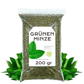 Dried Peppermint 200 g - Cut Peppermint Leaves - Peppermint Tea - Health & Natural Properties - Herbal Tea (200 g, Peppermint)