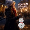 HEISOK Christmas Decorations Snowman Solar Lantern - Snowman Solar Hanging
