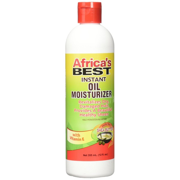 Africa's Best Instant Oil Moisturizer, 12 Ounce, Green