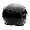 MMG Helmets Open Face Pilot Style Integrated Flip Up Visor