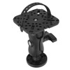 Fish Finder Mount, Dual 360° Swivel Ball Mount Fish Finder