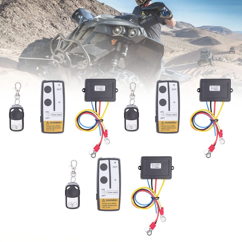 12V 24V Recovery Wireless Winch Remote Control Kit for Truck