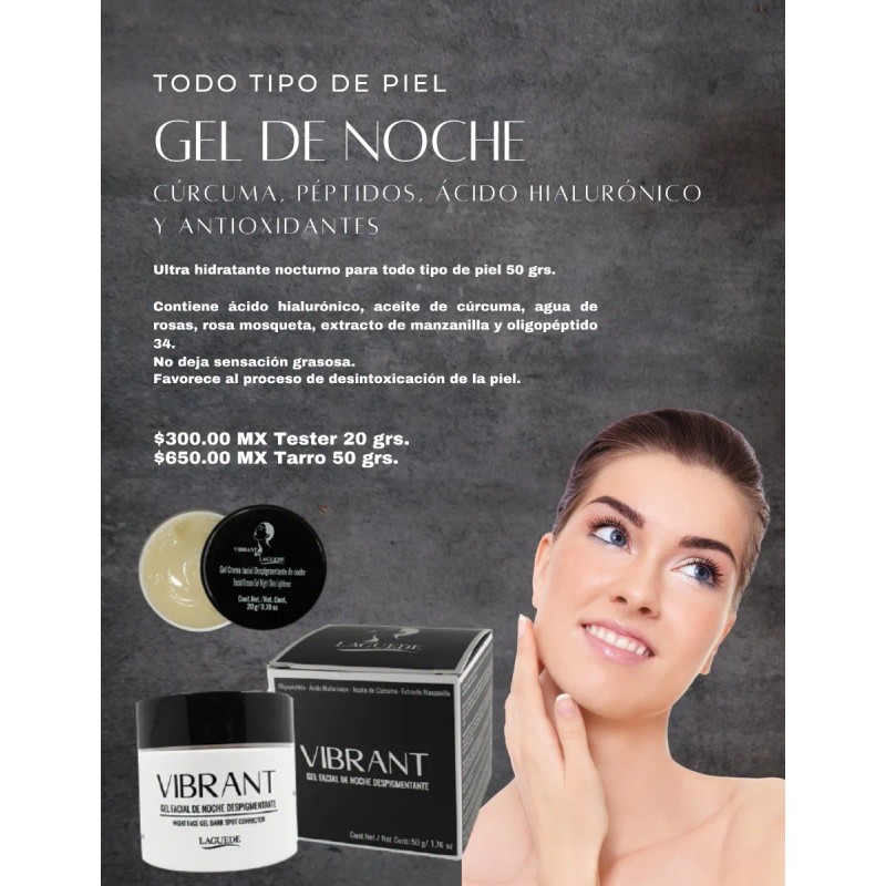 Dúo Gel De Noche + Despigmentante De Día 20grs Mixta/grasa