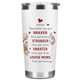 Kihraw Winnie The Pooh Gifts, Inspirational Funny Tumbler, Pooh Bear Gifts, Pooh Lover Gift, Gifts for Birthday Christmas Valentines Anniversary, 20 oz Travel Tumbler Coffee Cup