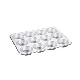 Nordic Ware Natural Aluminum Commercial Muffin Pan, 12 Cup