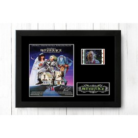 Generic Beetlejuice Original 35mm Film Cell Wall Art - Movie Memorabilia - Framed - Living Room Decor