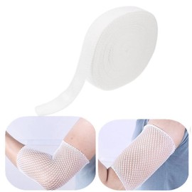 Fix Elastic Net Tubular Support Bandage - Surgical Wound Dressing, Medical Cotton Stockinette, 10 Yards Long, Breathable & Soft (Size 5)