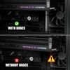 Mijradge Support Bracket Graphics Card GPU , Adjustable Height GPU