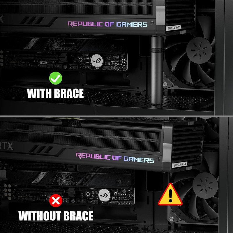 Mijradge Support Bracket Graphics Card GPU , Adjustable Height GPU