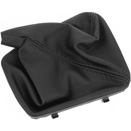 Cubierta Protectora para Palanca De Cambios Cubierta De La Palanca De Cambios Funda Anti-Polvo De PU FáCil InstalacióN Apta para De Velocidades AutomóVil Accesorio Y Confortable