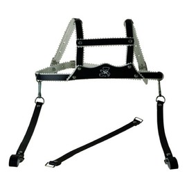 Sunnybaby 10389 – Child Safety Harness Leather with Studs, Navy Blue