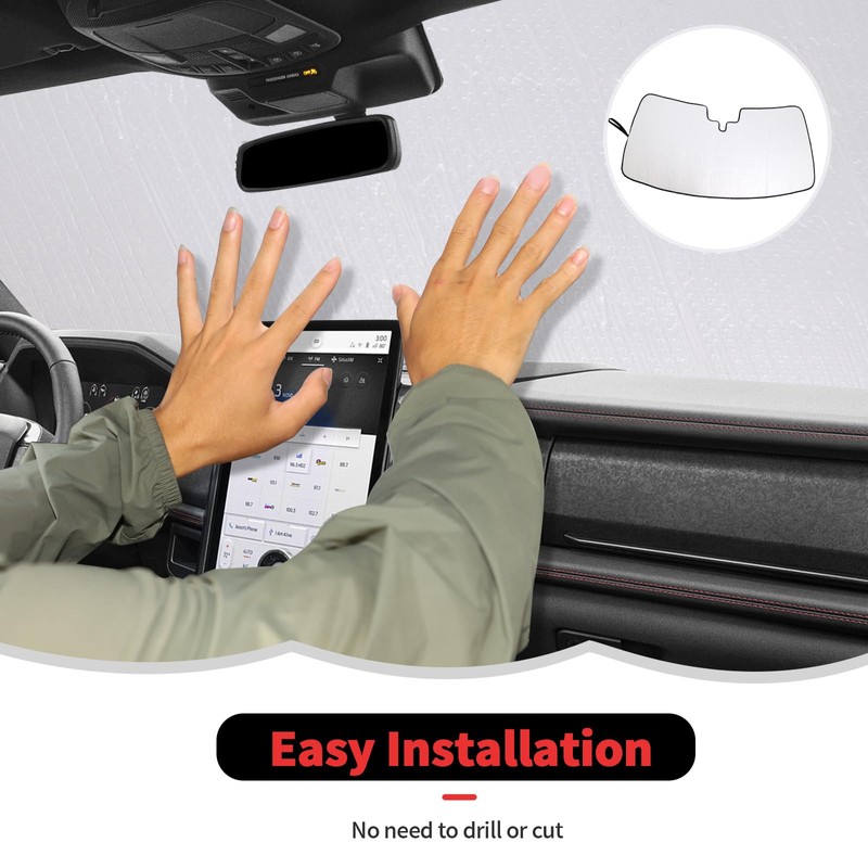 RT-TCZ Windshield Sunshade Sun Shade Heat Shield Window Sun Visor