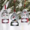 THINGS REMEMBERED Engraved Mini Polar Bears Kissing Snow Globe Ornament