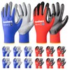 toolant Work Gloves for Men 12 Pairs, Nitrile Work Gloves