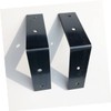 COHEALI 4Pcs Heavy Duty Shape Iron Brackets for Floating Shelves