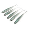 5Pcs Simulated Soft Fish Bait 3D Eyes Environmentally Friendly Silicone