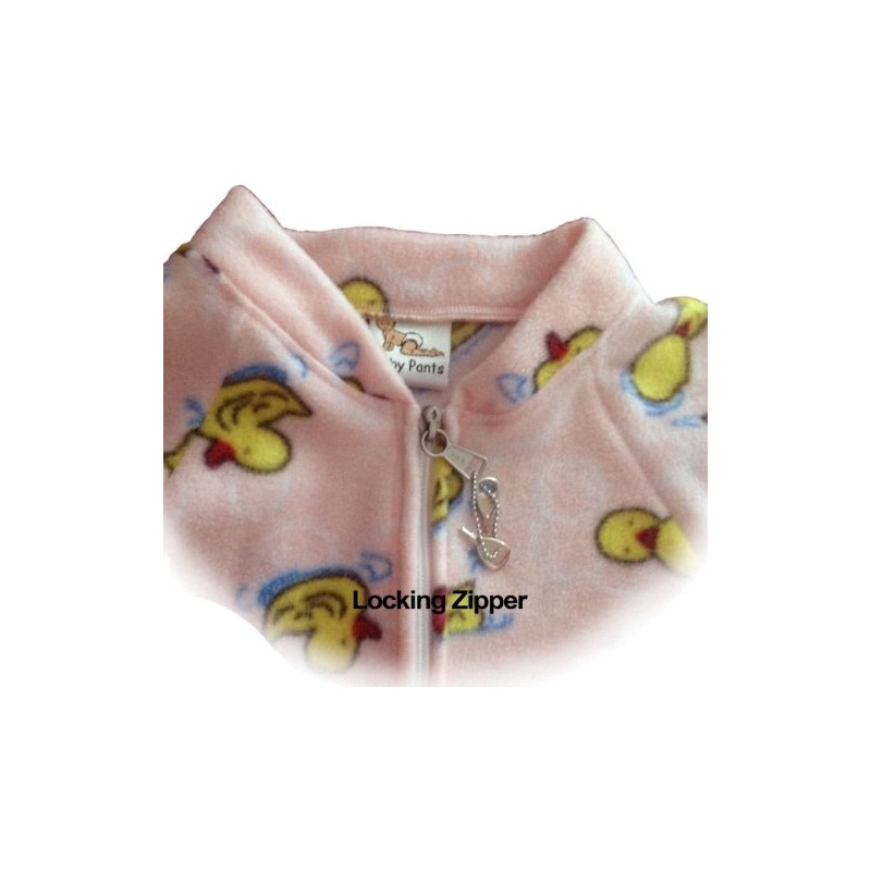 Babies Nursery Print Footie Jammies in Size Medium