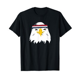 Eagle USA Headband T-Shirt Patriotic American