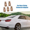 A ABSOPRO Car Hose Fitting Connector Adapter M10x1.0mm M14x1.5mm (Set