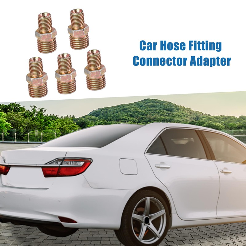 A ABSOPRO Car Hose Fitting Connector Adapter M10x1.0mm M14x1.5mm (Set