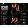 COPPER HEAL Calf Copper Compression Sleeves (1 Pair) for Training,