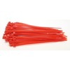 PC24 Shop & Service Cable Ties, 100 mm, Red, Pack