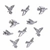 Bird Pushpins - Silver Finish