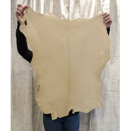 Real Tanned Braintan Deer Suede Leather Hide - Native Crafts 5-6 SQ Ft (2-3oz)