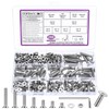 286 Piece M5 Screws Set, M5 Countersunk Screws Set, Flat